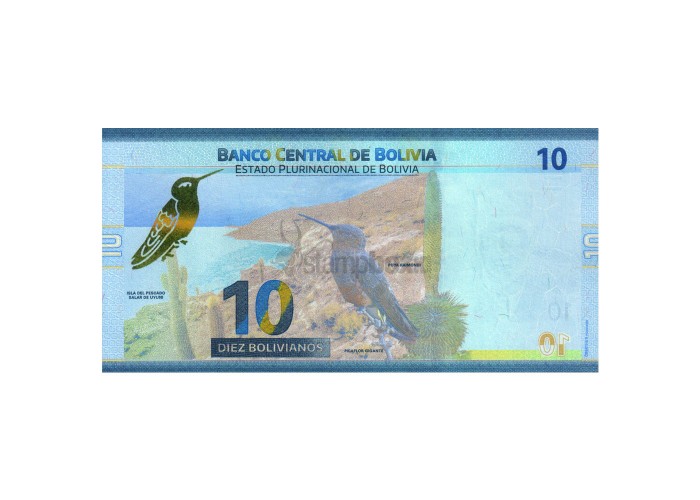 BOLIVIA 10 BOLIVIANOS 2018 P-248 UNC