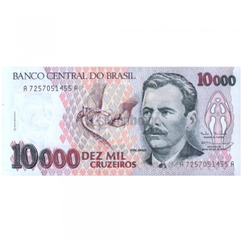 BRAZIL 10000 CRUZEIROS 1993 P-233c UNC