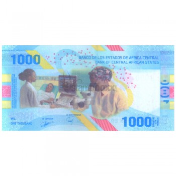 CENTRAL AFRICAN STATES 1000 FRANCS P-701 2020 UNC HYBRID