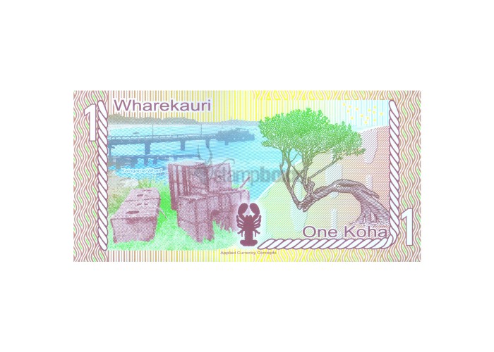 CHATHAM ISLANDS 1 KOHA 2013 UNC POLYMER