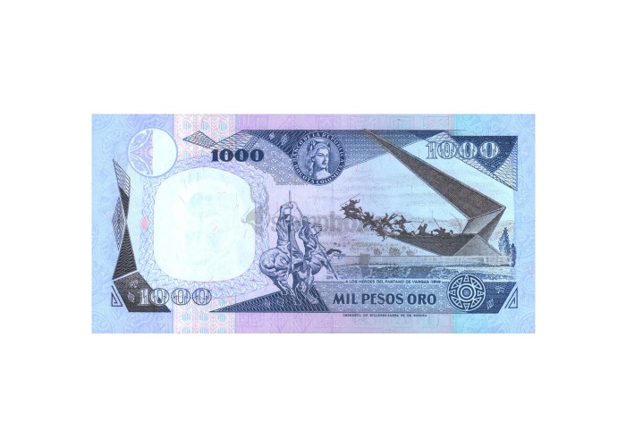 COLOMBIA 1000 PESOS 1992 P-432A UNC