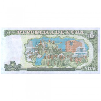 CUBA 1 PESO 1995 P-112 UNC