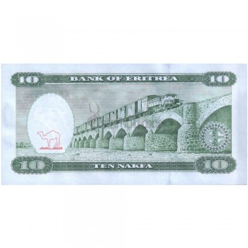 ERITREA 10 NAKFA 1997 P-3 UNC