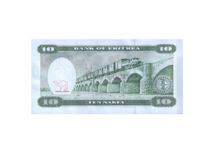 ERITREA 10 NAKFA 1997 P-3 UNC