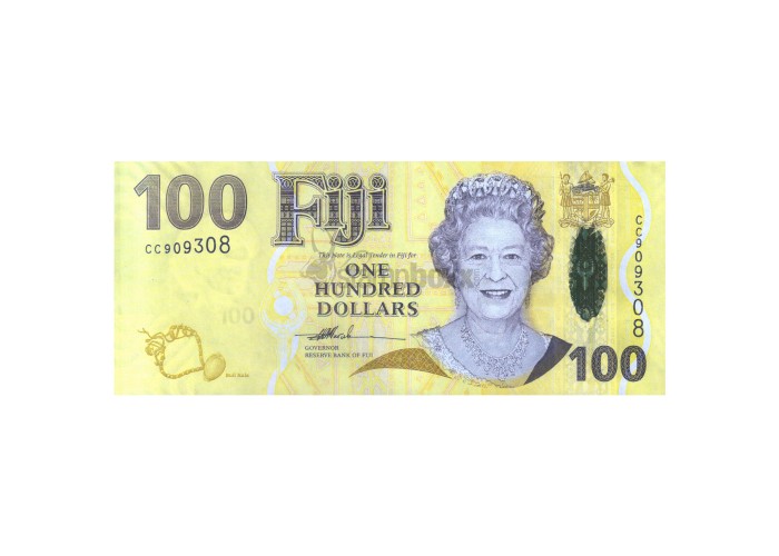 FIJI 100 DOLLARS 2007 P-114 UNC