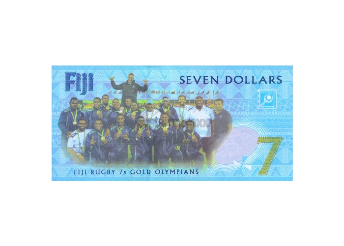 FIJI 7 DOLLARS P-120 2016 UNC
