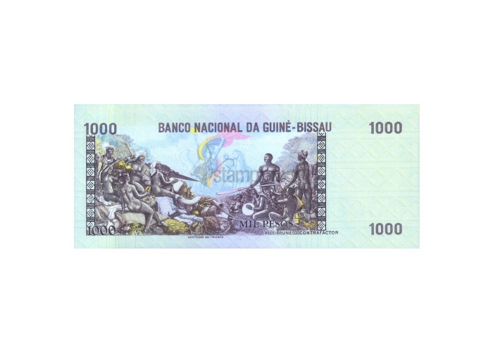 GUINEA BISSAU 1000 PESOS 1978 P-8b UNC