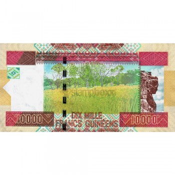 GUINEA 10000 FRANCS  2012 P-46 UNC