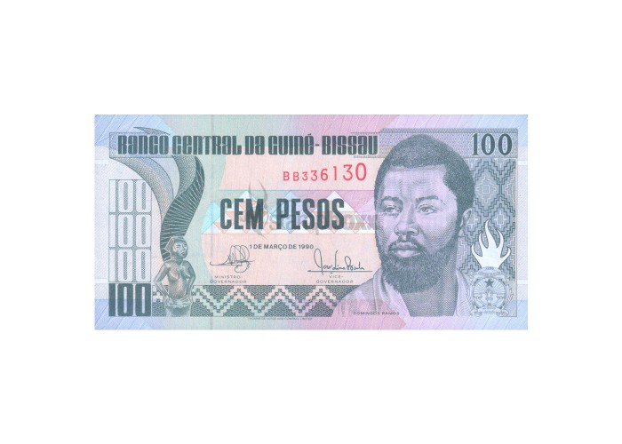 GUINEA BISSAU 100 PESOS 1990 P-11 UNC