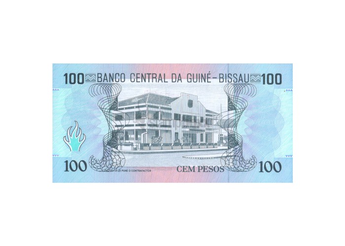 GUINEA BISSAU 100 PESOS 1990 P-11 UNC