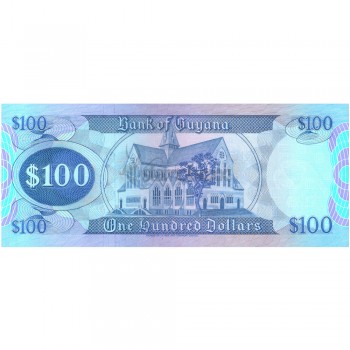 GUYANA 100 DOLLARS 1989 P-28 UNC