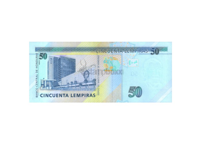 HONDURAS 50 LEMPIRAS 2016 P-104 UNC