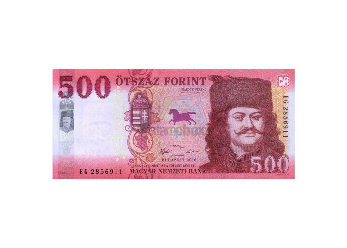 HUNGARY 500 FORINT 2018 P-NEW UNC