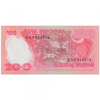 INDONESIA 100 RUPIAH 1977 P-116 UNC