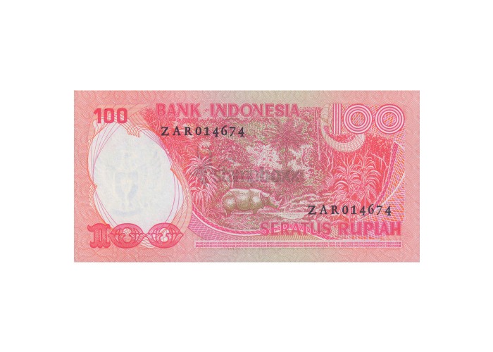 INDONESIA 100 RUPIAH 1977 P-116 UNC