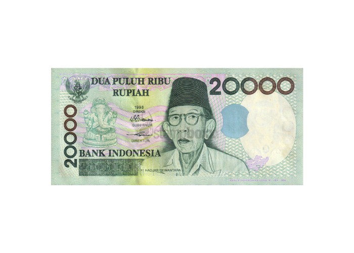 INDONESIA 20000 RUPIAH 1998 P-138a UNC
