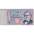 ITALY 1000 LIRE 1969-81 P-101 UNC