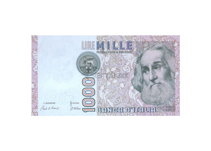 ITALY 1000 LIRE 1982 P-109 UNC