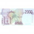 ITALY 2000 LIRE 1990 P-115 UNC