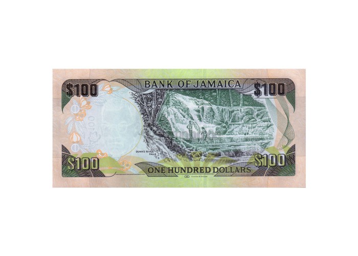 JAMAICA 100 DOLLARS 2018 P-95 UNC HYBRID POLYMER