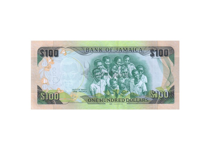 JAMAICA 100 DOLLARS 2012 P-90 UNC