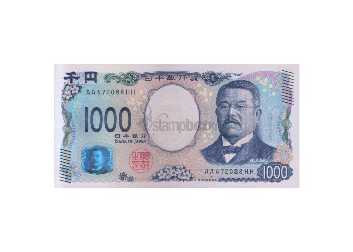 JAPAN 1000 YEN 2024 P-107 UNC