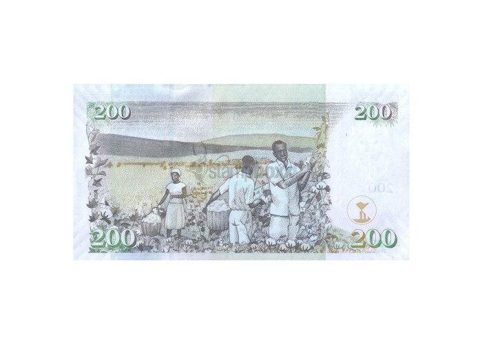 KENYA 200 SHILINGS 2010 P-49e UNC