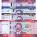 LIBERIA 5-10-20-50 DOLLARS 2017 P-31 to 34 UNC
