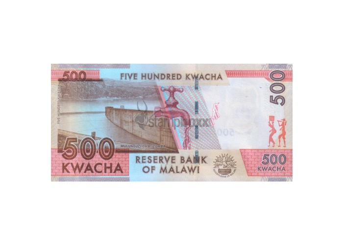 MALAWI 500 KWACHA 2021 P-66 UNC