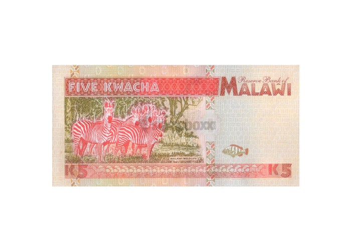 MALAWI 5 KWACHA 1995 P-30 UNC