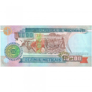 MOZAMBIQUE 10000 METICAIS 1991 P-137 UNC