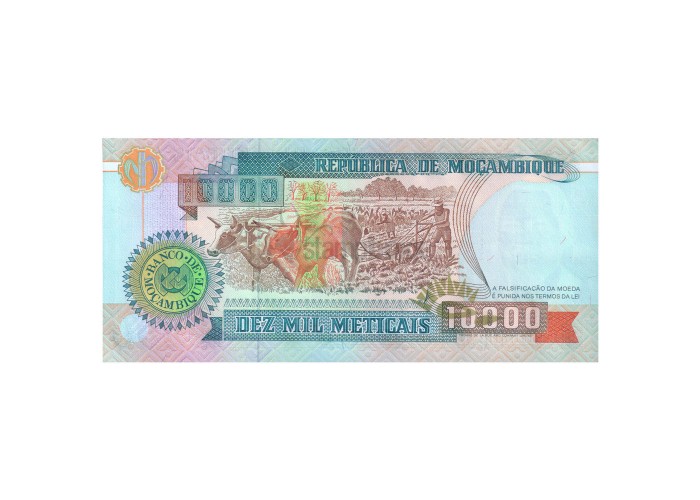 MOZAMBIQUE 10000 METICAIS 1991 P-137 UNC
