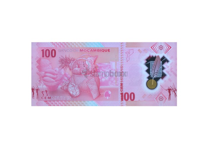 MOZAMBIQUE 100 METICAIS 2024 P-157 UNC POLYMER