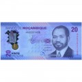 MOZAMBIQUE 20 METICAIS 2024 P-155 UNC POLYMER