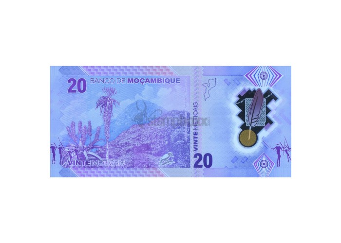 MOZAMBIQUE 20 METICAIS 2024 P-155 UNC POLYMER