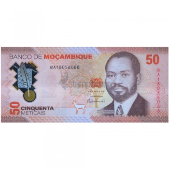 MOZAMBIQUE 50 METICAIS 2024 P-156 UNC POLYMER