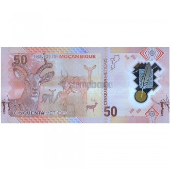 MOZAMBIQUE 50 METICAIS 2024 P-156 UNC POLYMER