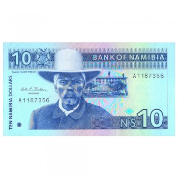 NAMIBIA 10 DOLLARS 1993 P-1 UNC - RARE