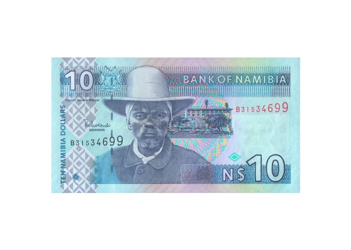 NAMIBIA 10 DOLLARS 2001 P-4c UNC