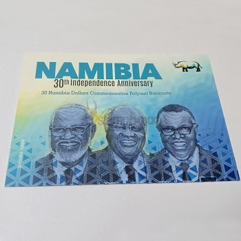 NAMIBIA 30 DOLLARS 2020 P-NEW UNC POLYMER WITH FOLDER
