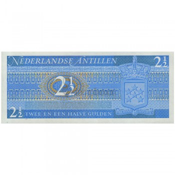 NETHERLANDS ANTILLES 2½ GULDEN 1970 P-21 UNC