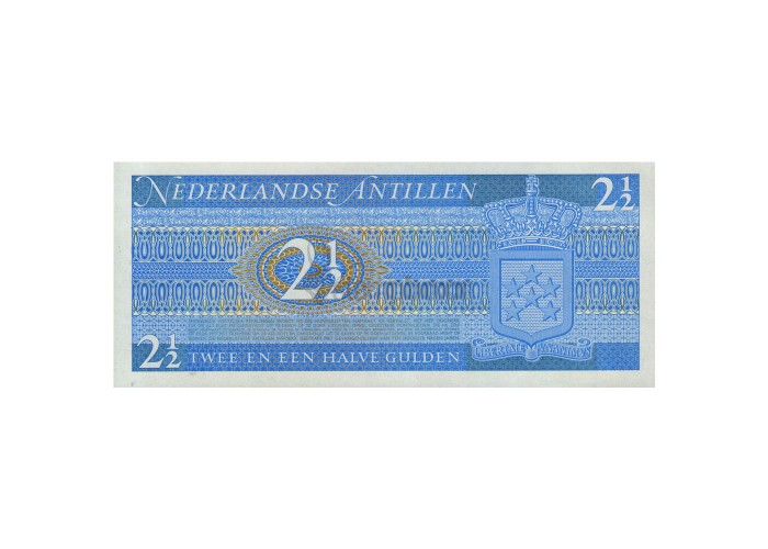 NETHERLANDS ANTILLES 2½ GULDEN 1970 P-21 UNC
