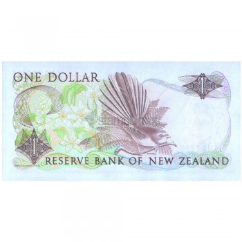 NEW ZEALAND 1 DOLLAR 1989-92 P-169b UNC