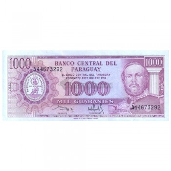 PARAGUAY 1000 GUARANIES 1982 P-207 UNC