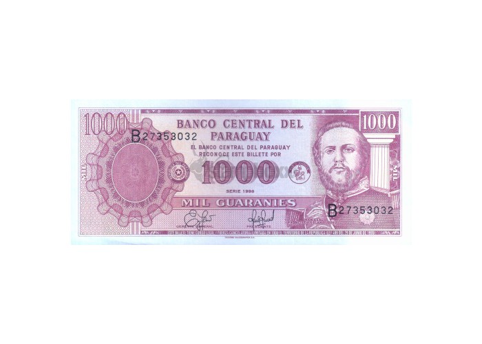 PARAGUAY 1000 GUARANIES 1998 P-214a UNC