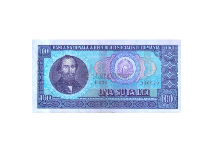 ROMANIA 100 LEI 1966 P-97 aUNC / UNC