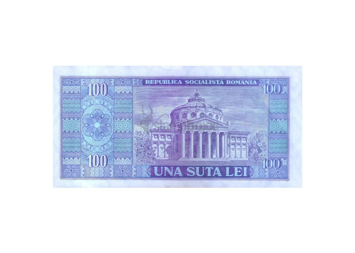 ROMANIA 100 LEI 1966 P-97 aUNC / UNC