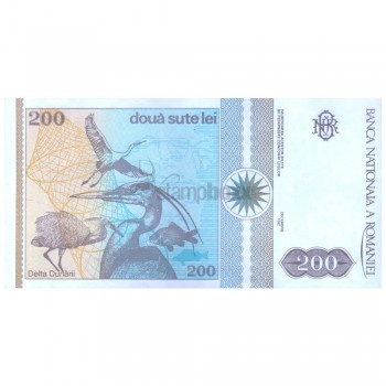 ROMANIA 200 LEI 1992 P-100 UNC