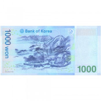 SOUTH KOREA  1000 WON 2007 P-54 aUNC
