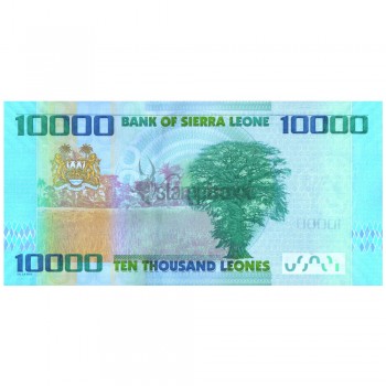 SIERRA LEONE 10000 LEONES 2015 P-33 UNC